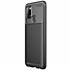 Samsung Galaxy A21s Kılıf CaseUp Fiber Design Siyah 2
